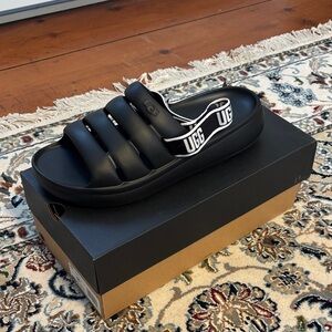 UGG Black sport yeah slide